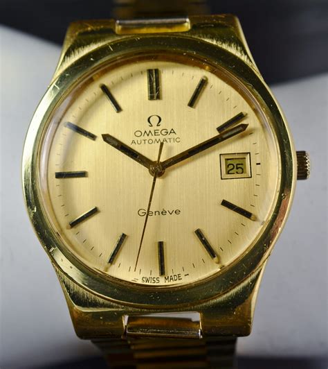 gold omega geneve watch|vintage omega geneve automatic watches.